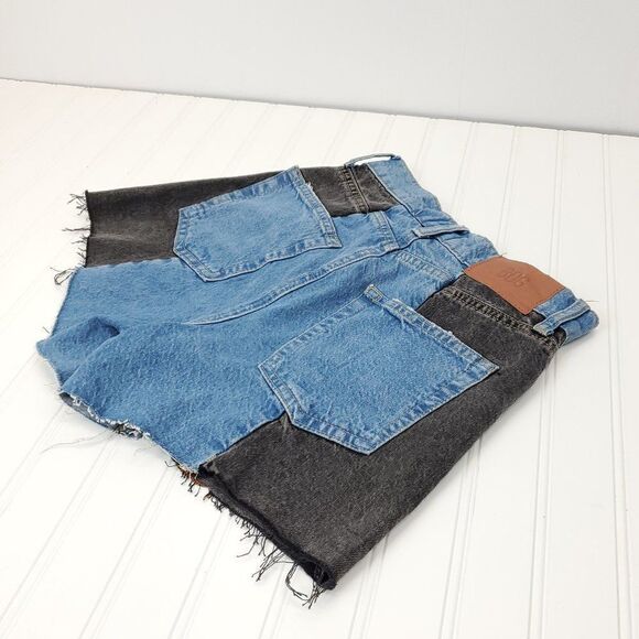BDG Urban Outfitters High Rise Splice Pax Denim Shorts I-0217a11 - Picture 9 of 12